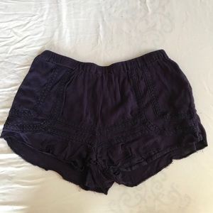 PacSun LA hearts purple shorts size small